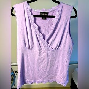 Purple Lacy Tank